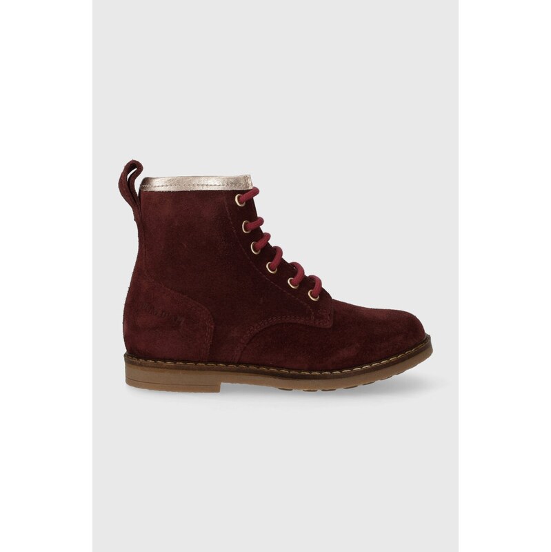 Pom Dapi Dětské semišové boty Pom Dapi TRIP HI LACE