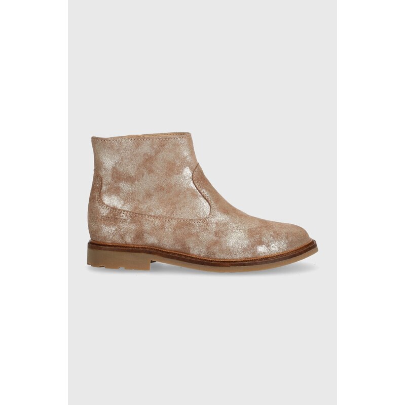 Pom Dapi Dětské semišové boty Pom Dapi SISTER BOOTS