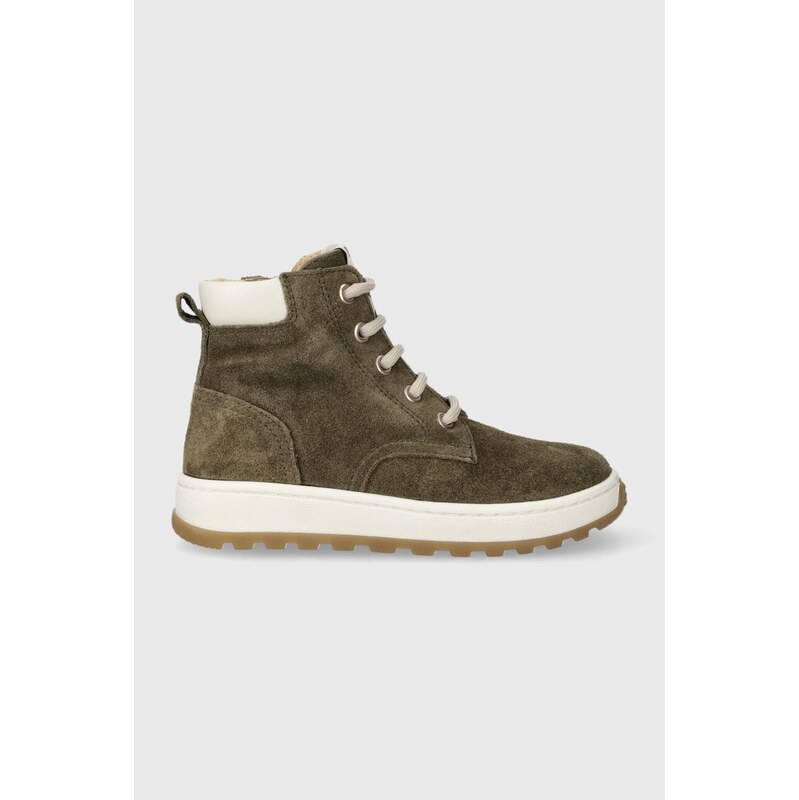 Pom Dapi Dětské semišové polobotky Pom Dapi FLOW BOOTS