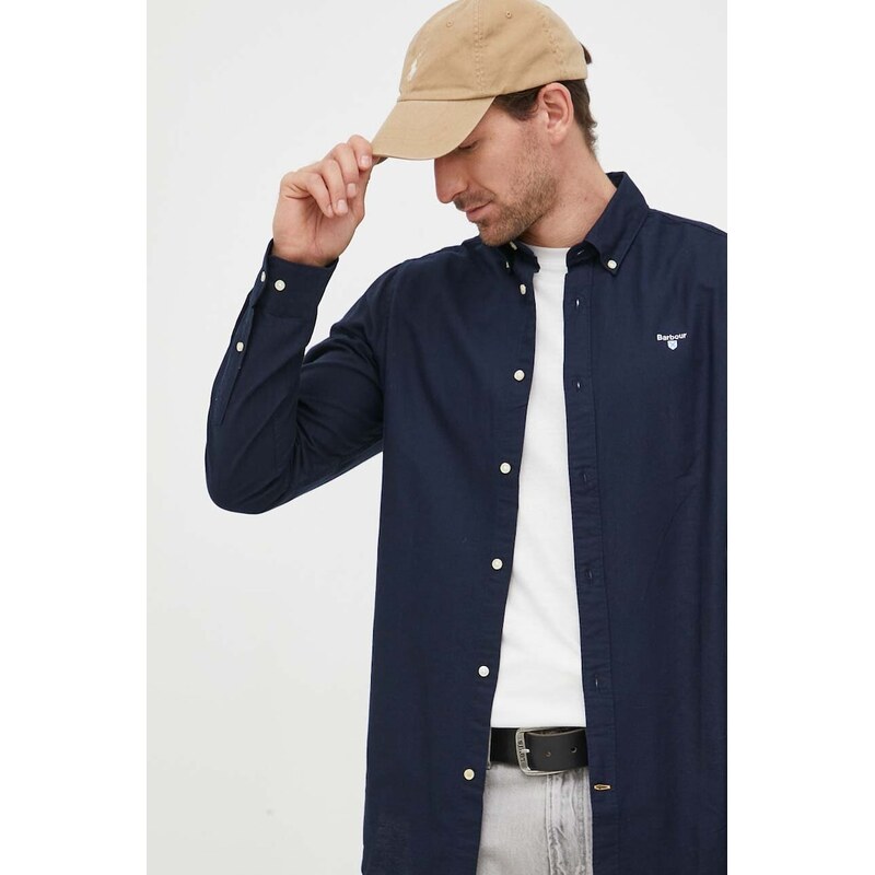 Barbour košile pánská bavlněná OXTOWN