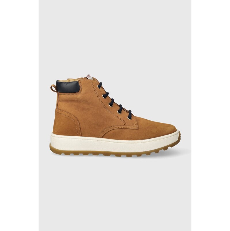 Pom Dapi Dětské semišové polobotky Pom Dapi FLOW BOOTS