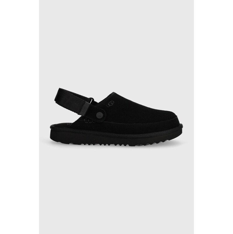 UGG Dětské semišové papuče UGG GOLDENSTAR CLOG