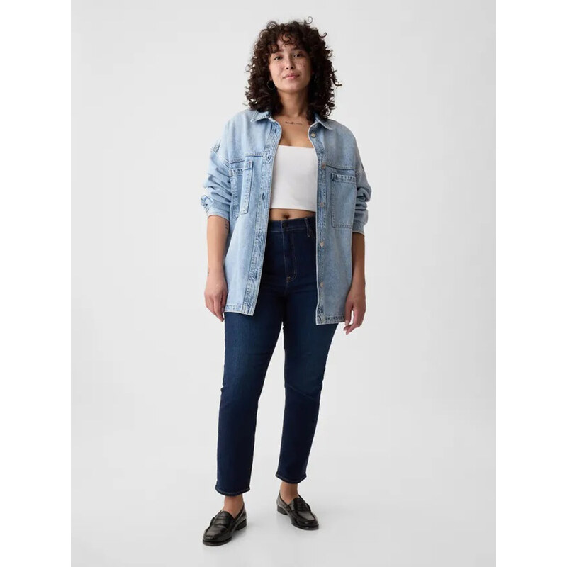 Džíny pro ženy GAP slim High Rise Vintage 852795-00