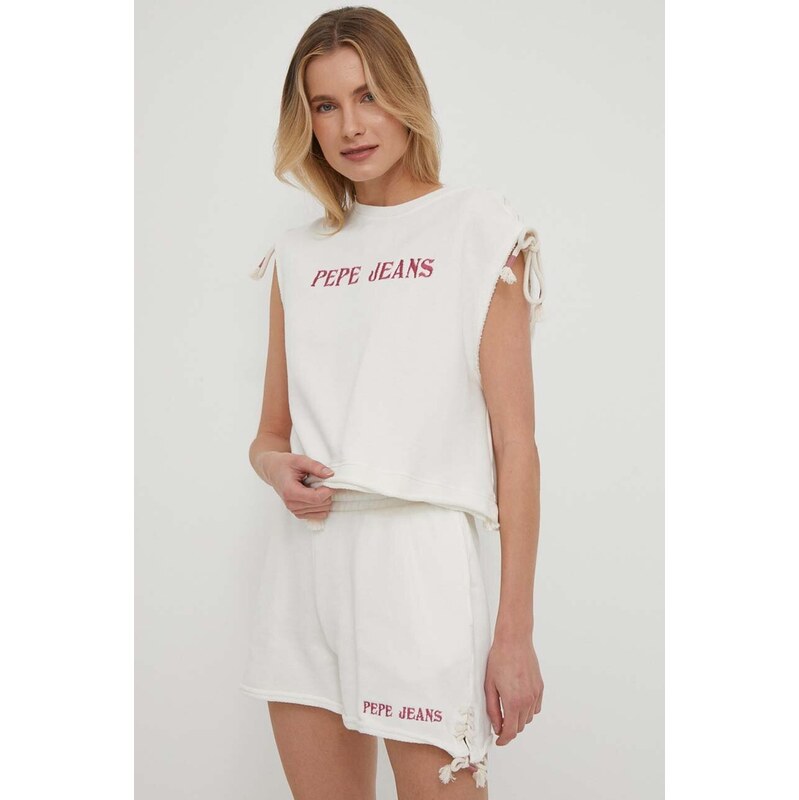 Pepe Jeans Bavlněný top Pepe Jeans Kendall