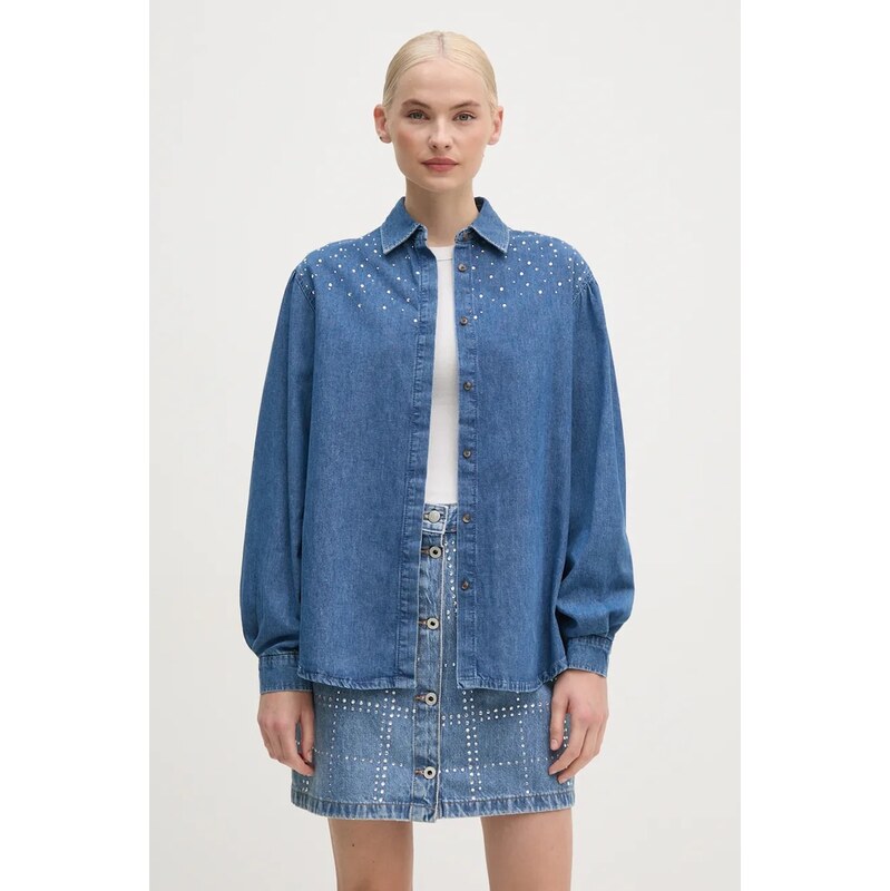 Džínová košile Pepe Jeans CHARLIE SPARKLE