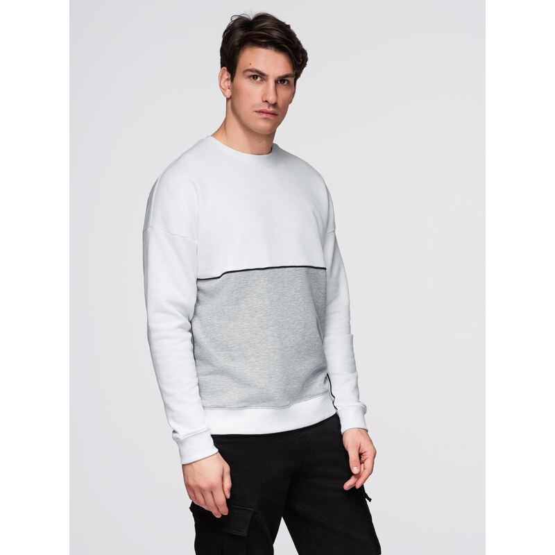 Ombre Mens OVERSIZE sweatshirt with contrasting color
