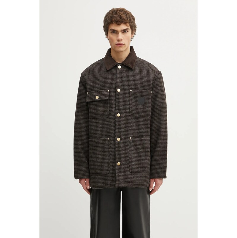 Bunda s příměsí vlny Carhartt WIP Lowis Chore Coat