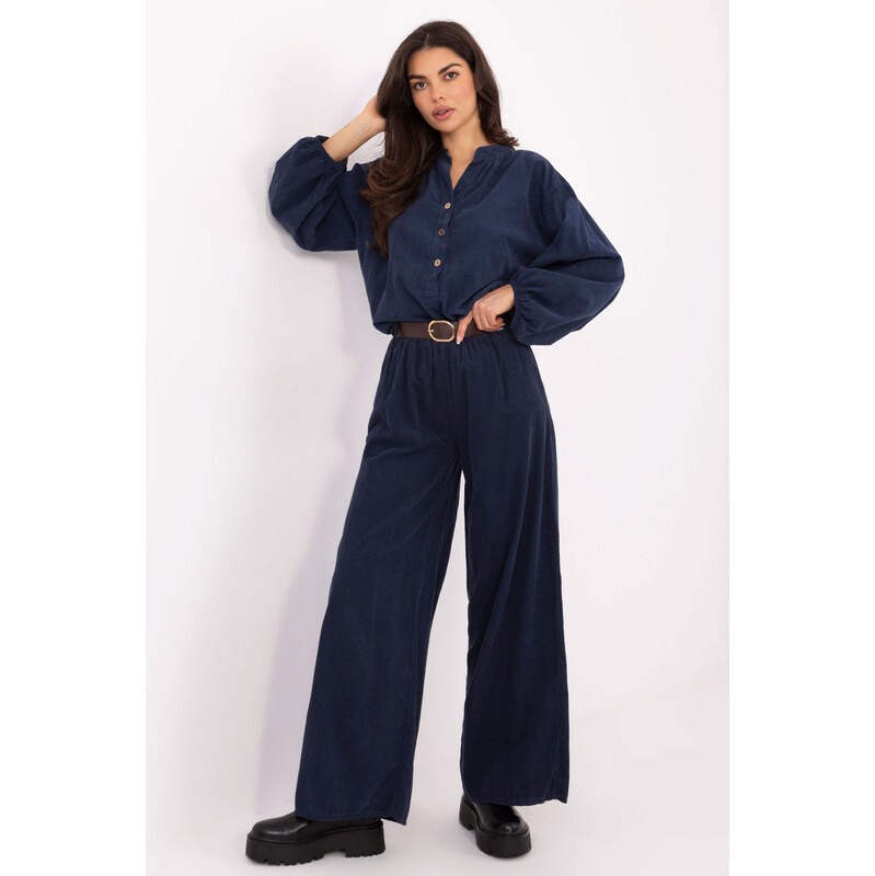 Kordové kalhoty model 220281 Italy Moda