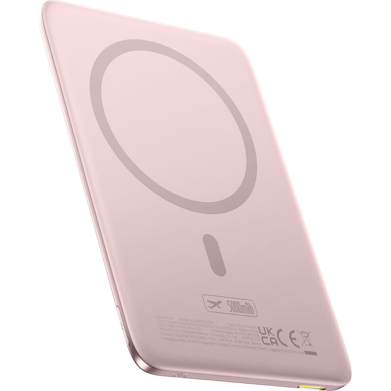 Baseus PicoGo Mini – Powerbank MagSafe 5000mAh 20W, Certifié Qi2, Support Pliable