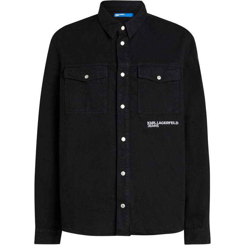 KARL LAGERFELD JEANS Košile černá / bílá