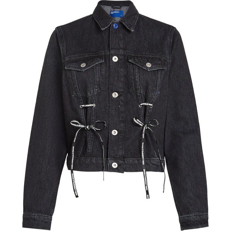 KARL LAGERFELD JEANS Přechodná bunda černá
