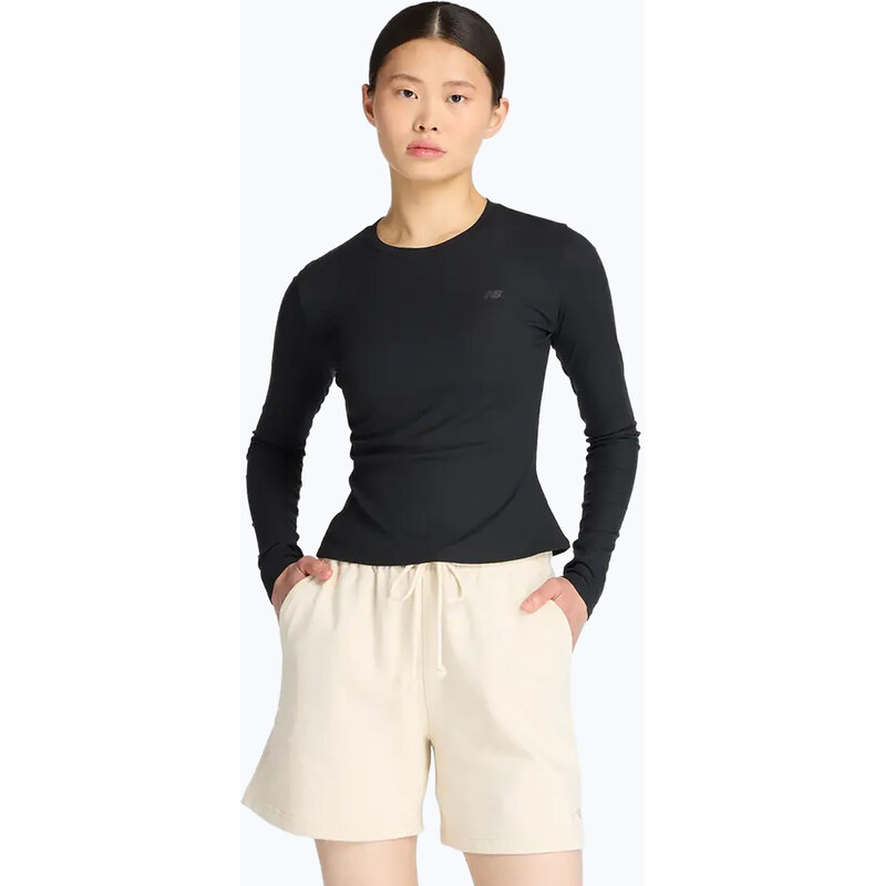Dámské triko Longsleeve New Balance Micro-Rib black