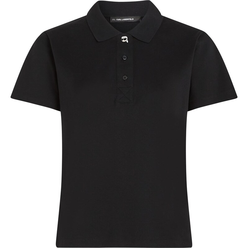 Karl Lagerfeld Tričko Ikon černá