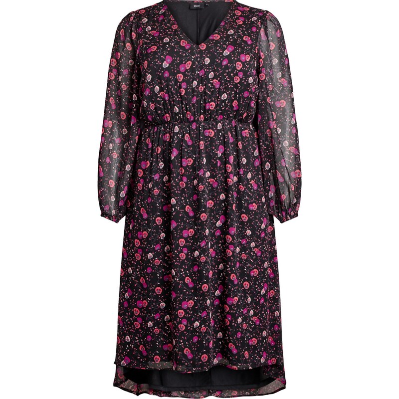 Zizzi Šaty Mpaula pink / černá