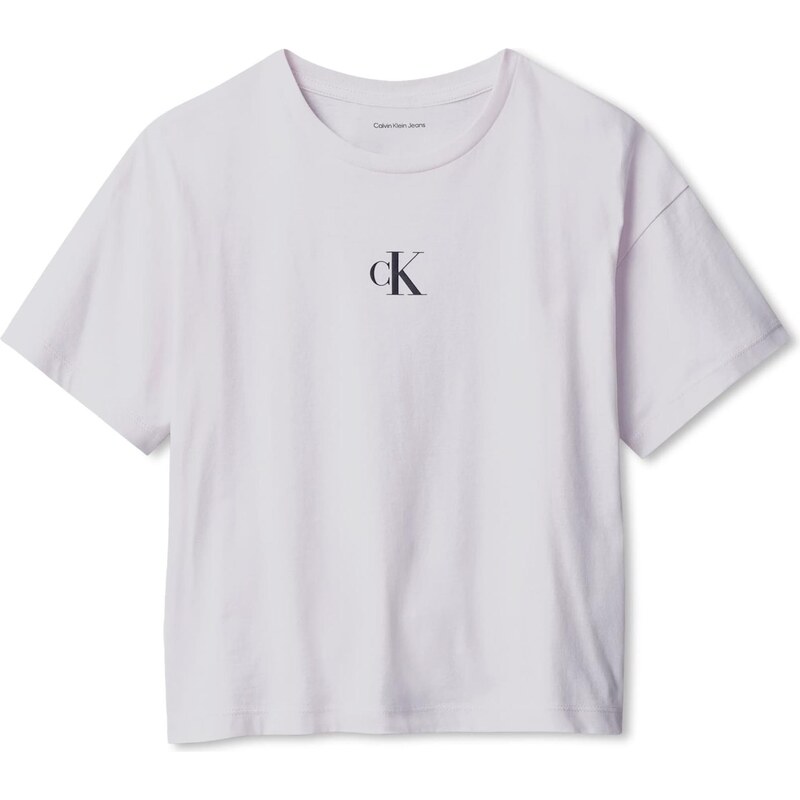 Calvin Klein Jeans Tričko růžová / černá