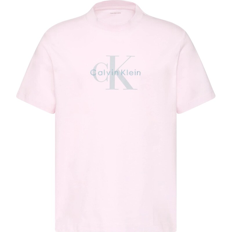 Calvin Klein Jeans Tričko Hero tyrkysová / šedá / růžová