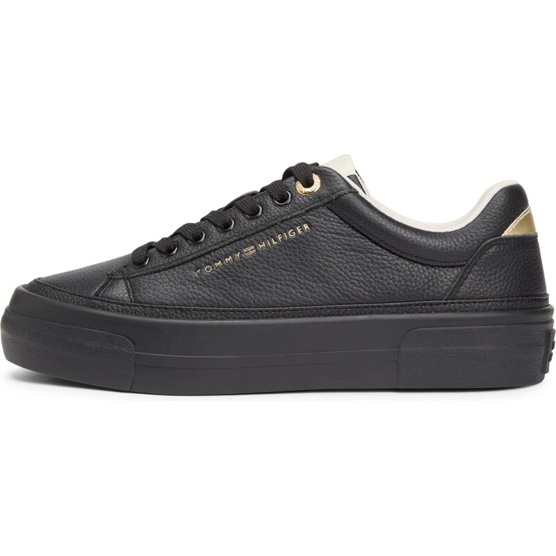 TOMMY HILFIGER Tenisky zlatá / černá
