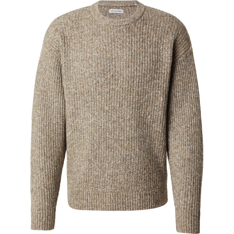 JACK & JONES Svetr JJGRADY béžový melír