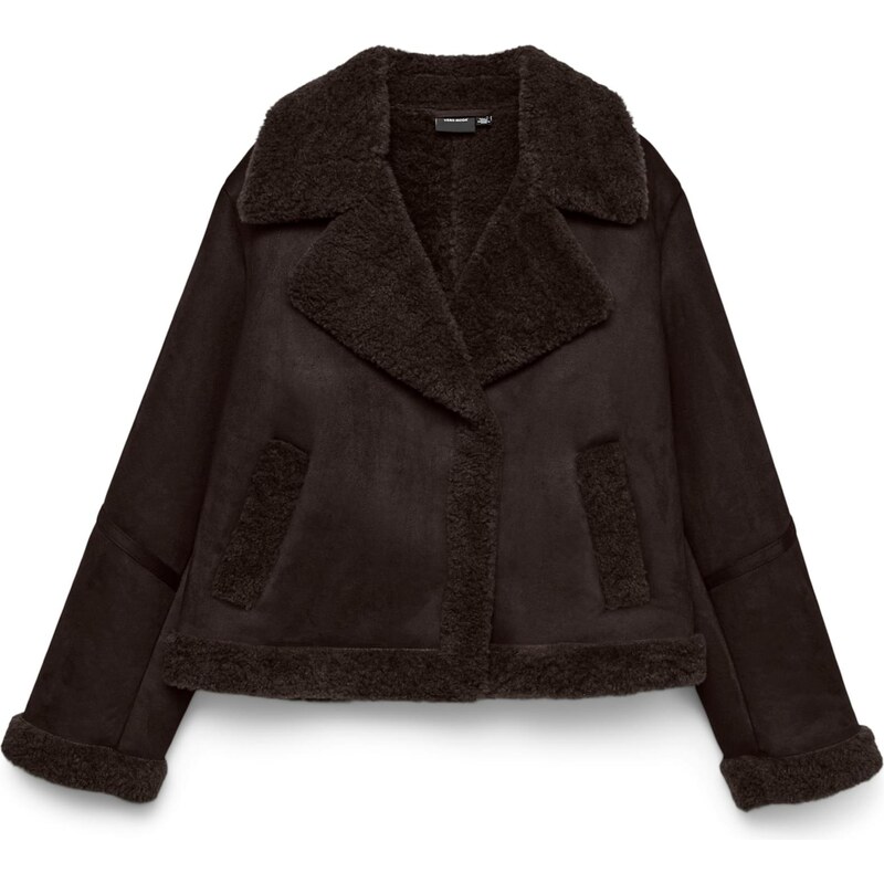 VERO MODA Zimní bunda VMHarper čokoládová