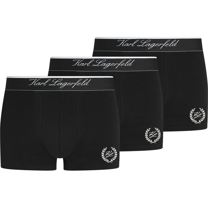 Karl Lagerfeld Boxerky černá / bílá