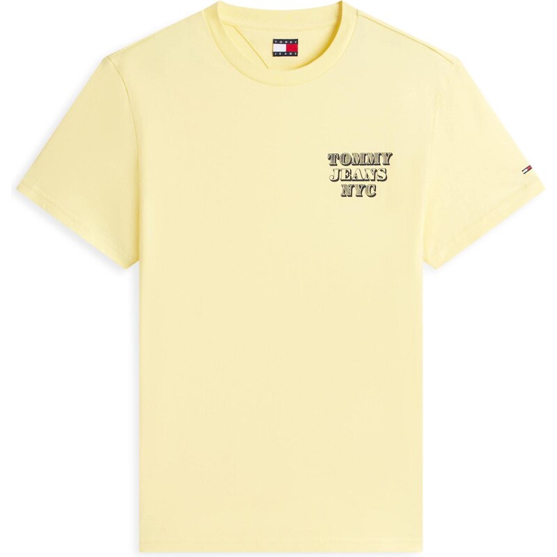 Tommy Jeans Tričko žlutá / černá