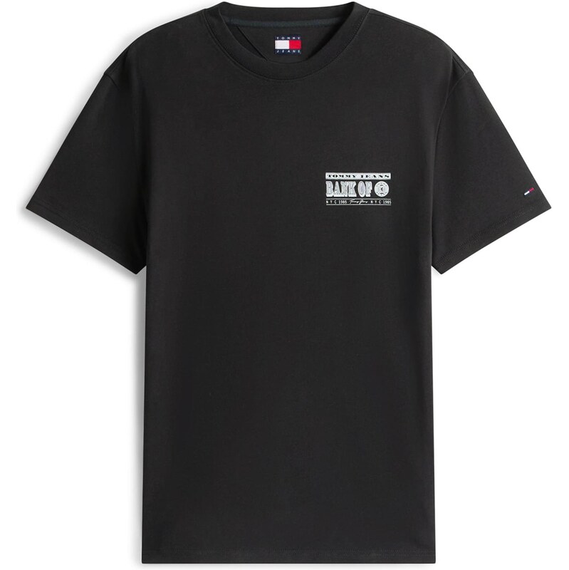 Tommy Jeans Tričko BILLS námořnická modř / červená / černá /