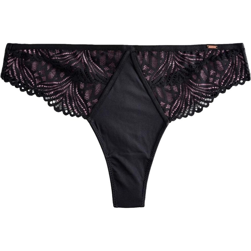 Lipsy Tanga černá