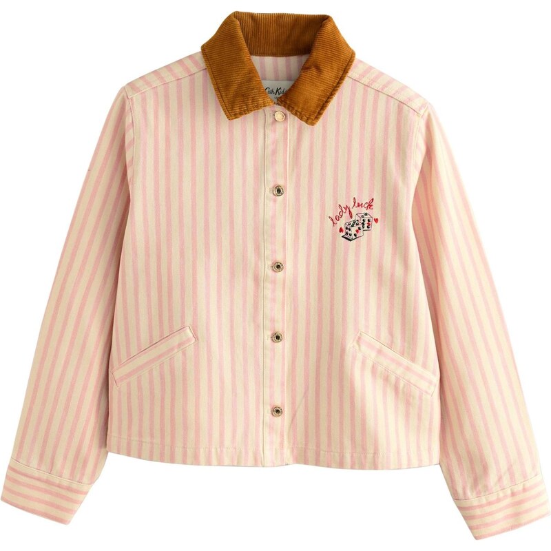 Cath Kidston Přechodná bunda béžová / hnědá / pink
