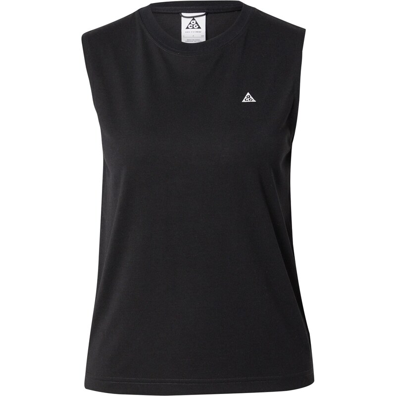 Nike Sportswear Top černá / bílá
