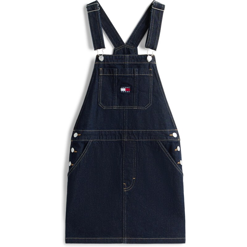 Tommy Jeans Laclová sukně tmavě modrá 109736103