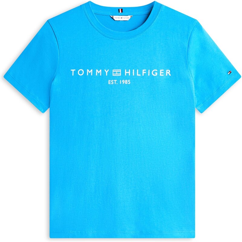 TOMMY HILFIGER Tričko azurová / bílá