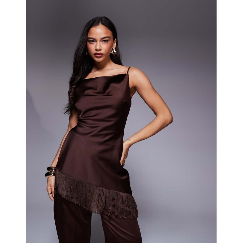 ASOS DESIGN ASOS X THE SOURCED COLLECTION strappy top with