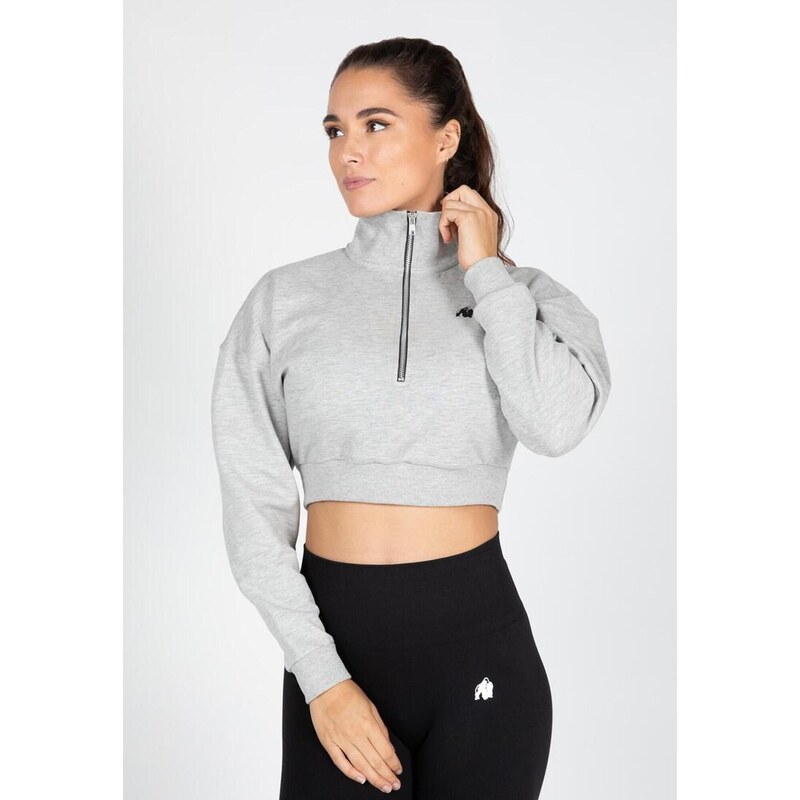 GORILLA WEAR Dámský cropped sweatshirt s půlzipem Gorilla Wear Ocala 109738519