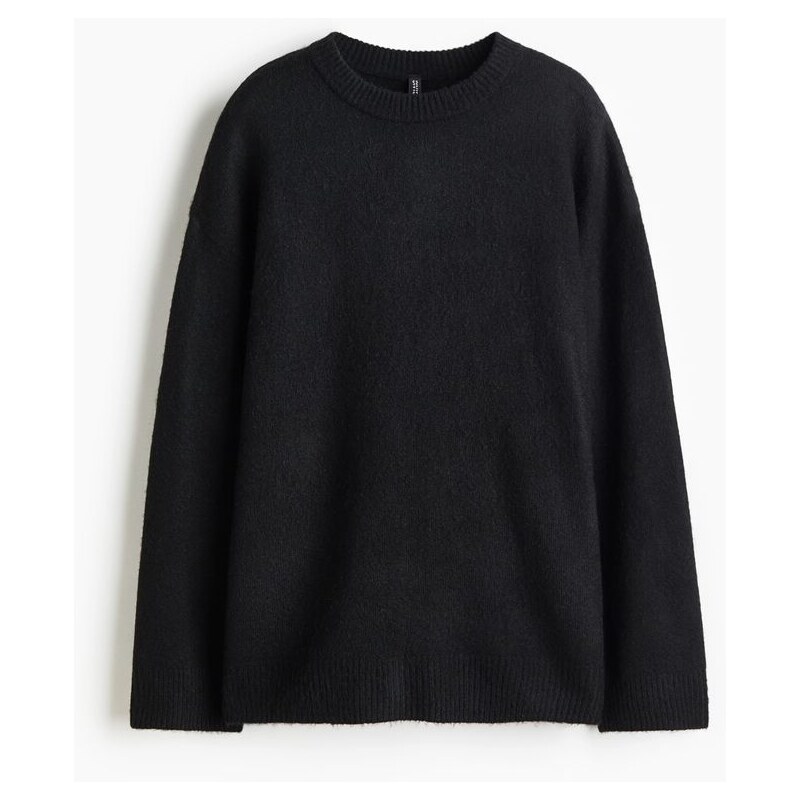 H&M - Svetr Loose Fit - Černá
