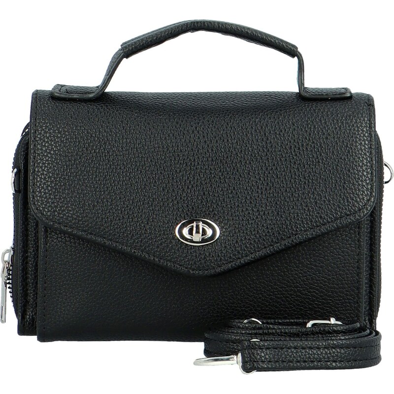 INT COMPANY Stylová dámská koženková mini crossbody kabelka