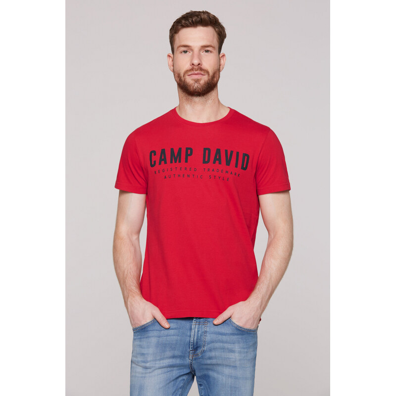 CAMP DAVID Basic tričko s logem