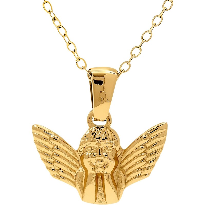 ELENYS Angel Pure – pozlacený náhrdelník 18K žluté zlato