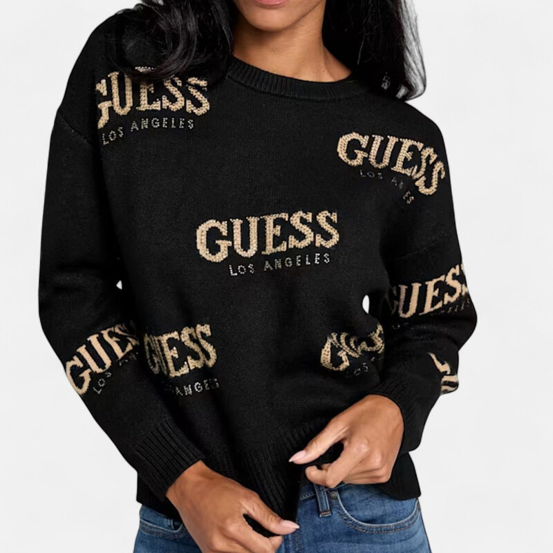 Dámský černý svetr Guess 55512