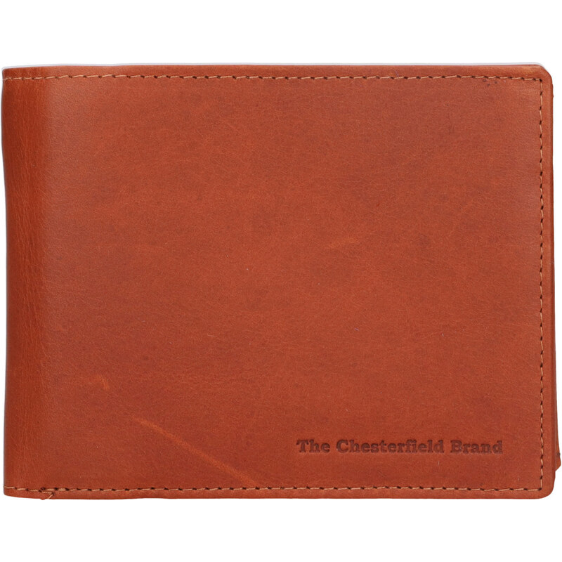 Pánská kožená peněženka The Chesterfield Brand Markus - koňak