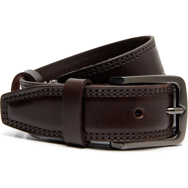 Pánský kožený opasek The Chesterfield Brand Karlo - hnědá