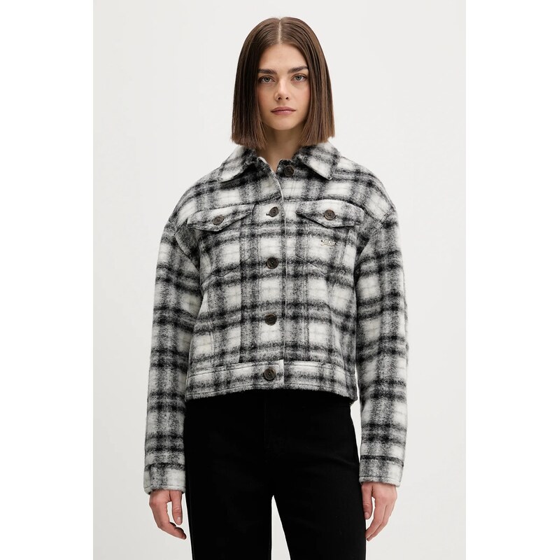 Bunda s příměsí vlny Tommy Jeans 109771966