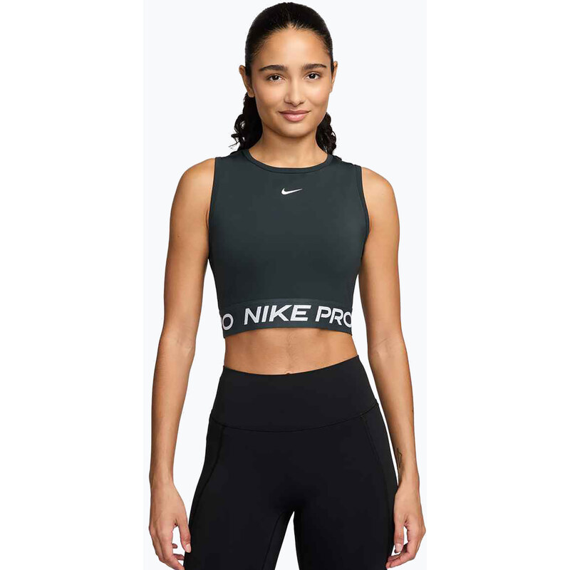 Dámské tréninkové tričko Nike Pro Dri-Fit seaweed/white
