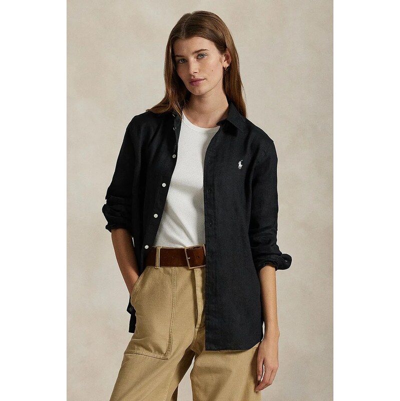 Lněná košile Polo Ralph Lauren 103065619
