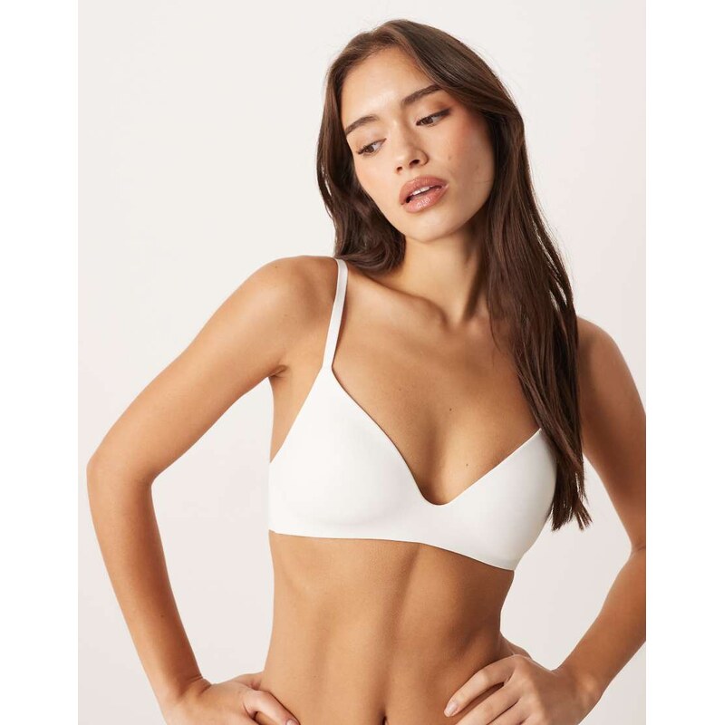 Calvin Klein Perfectly Fit wireless t-shirt bra in white