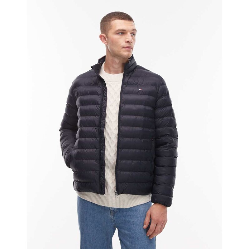 Tommy Hilfiger packable padded jacket in navy
