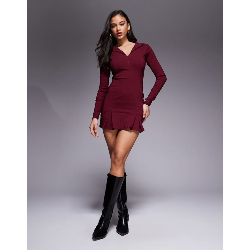 Fashionkilla exclusive bengaline tailored zip through pleat