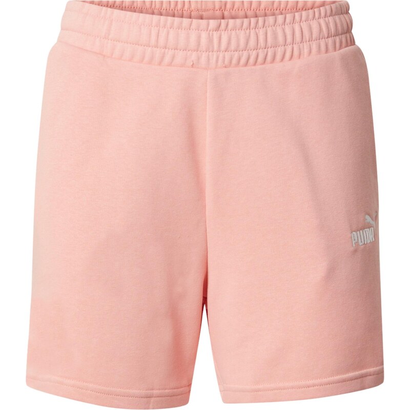 PUMA Sportovní kalhoty ESS lososová / růžová / bílá 109780240