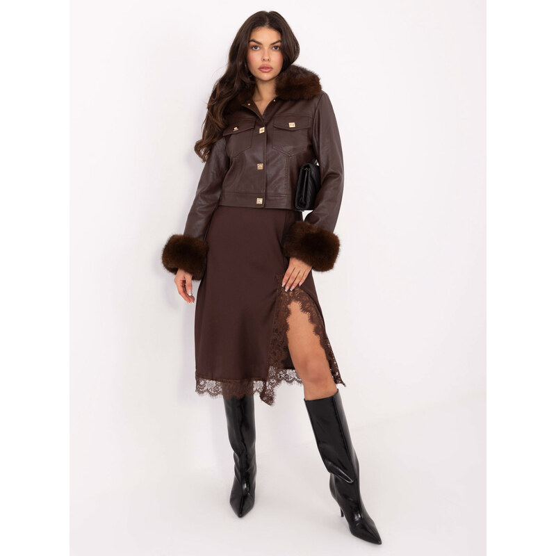 Factory Price Jacket-MBM-KR-PU25-017.97P-brown