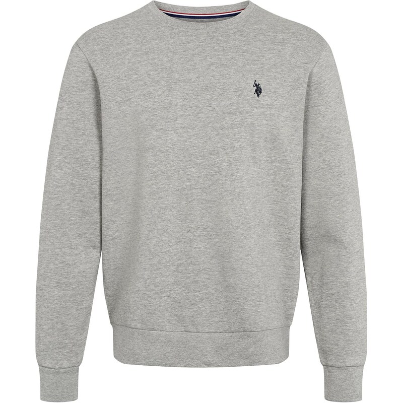 U.S. POLO ASSN. Mikina UMHugo šedá / černá