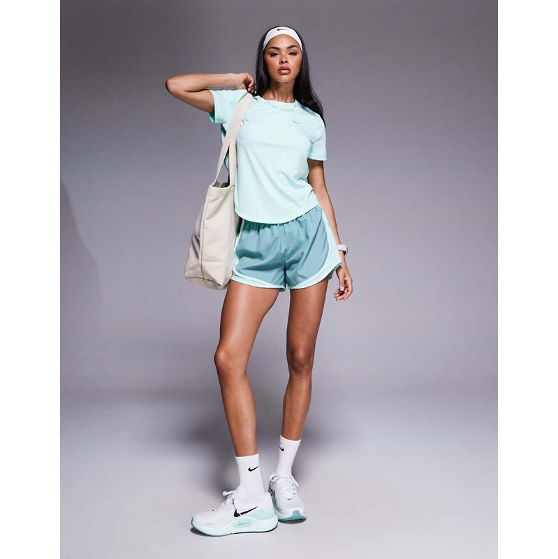 Nike Running Tempo Dri-FIT mid rise 3 inch shorts in blue